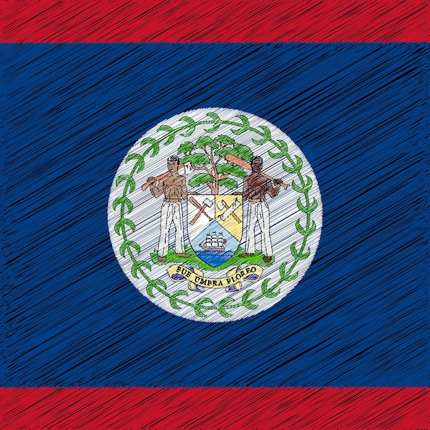 21 september Vlag van Belize Onafhankelijkheidsdag