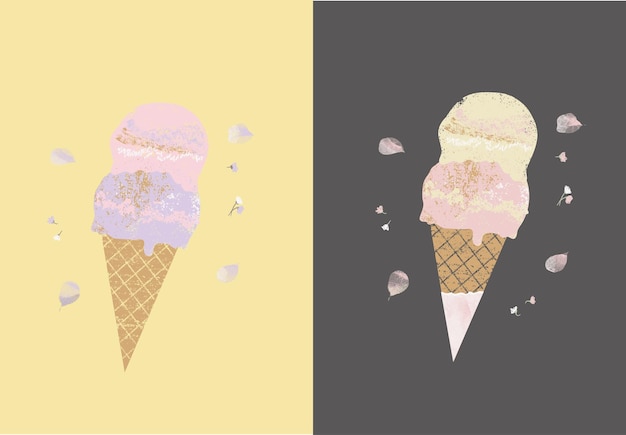 Vector 21ssc029 ice cream