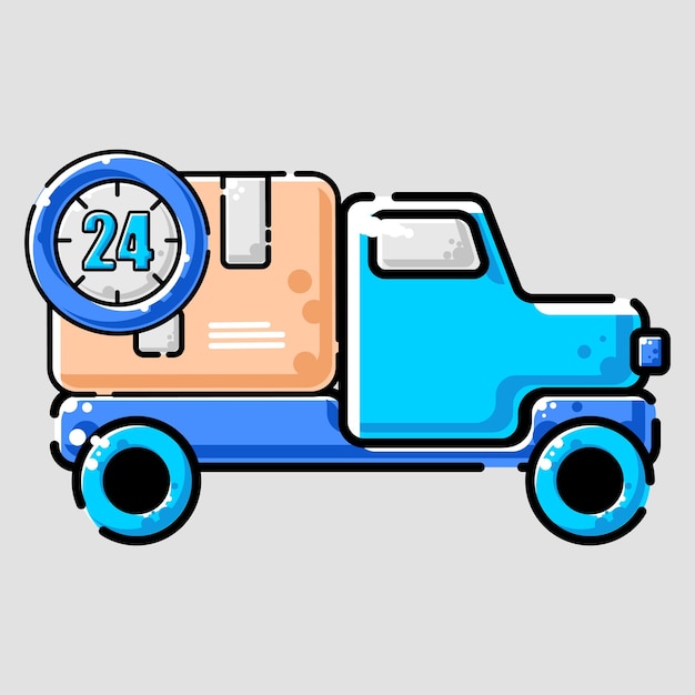 Vector 24 hour delivery service