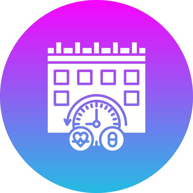 Vector 24 hours support icon