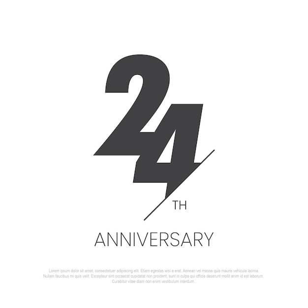 24Th anniversary