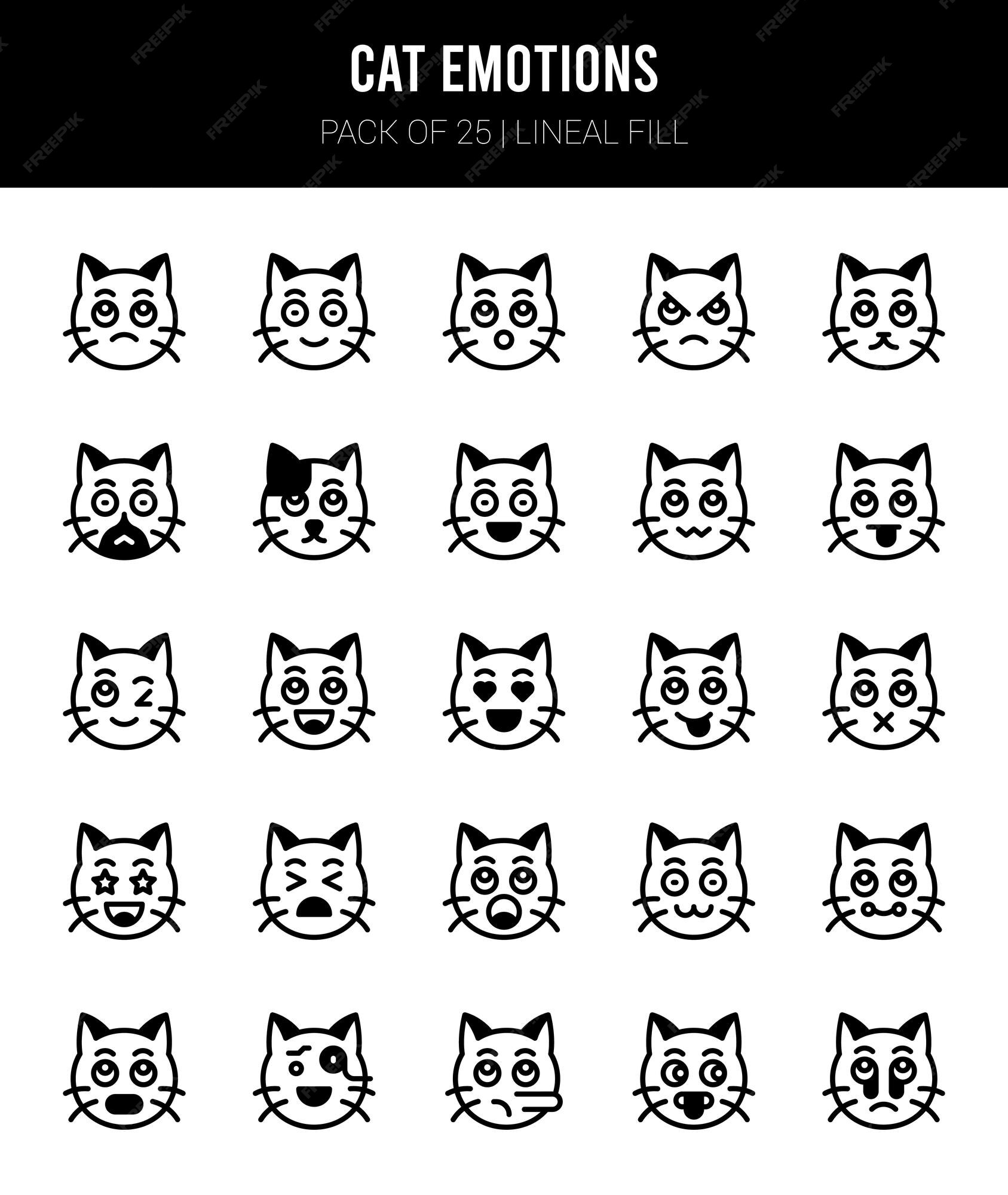 Cats Icon Pack, Lineal color