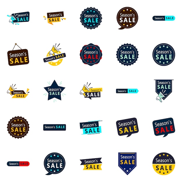 25 Eyecatching Season Sale Graphic Elements for Online Stores