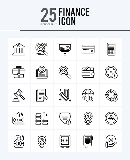 Premium Vector 25 cats two color icons pack vector illustration