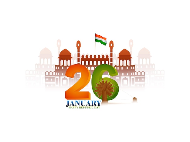 26 january celebration background