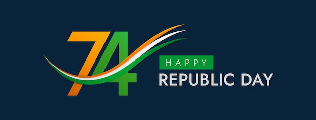 26 January India Republic Day 74th Celebration Social Media Post