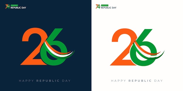 26 gennaio festa della repubblica dell'india 74a celebrazione post sui social media