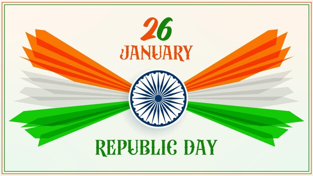 Vector 26 january republic day