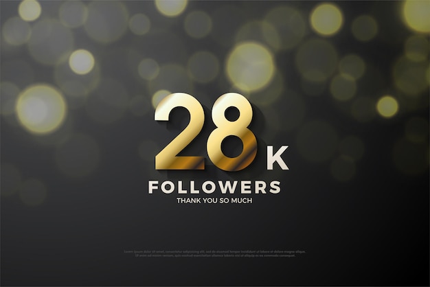 28k followers with 2d gold numbers.