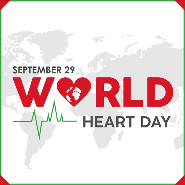 Vector 29 september world heart day