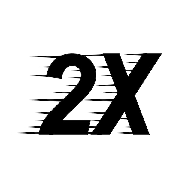 2x sign icon