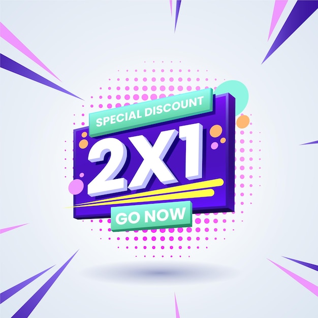 Vector 2x1 promotiebanner