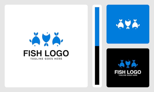Logo 3 pesci allineati