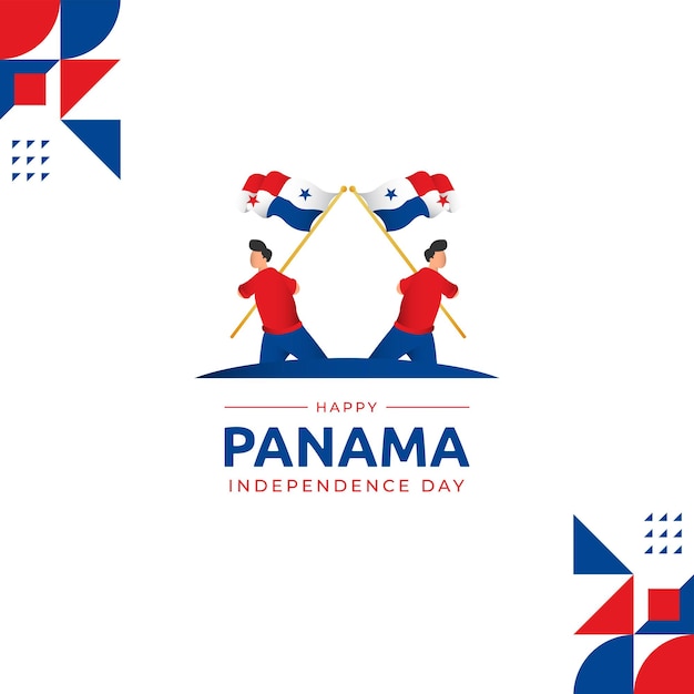 3 november panama onafhankelijkheidsdag vector achtergrondafbeelding