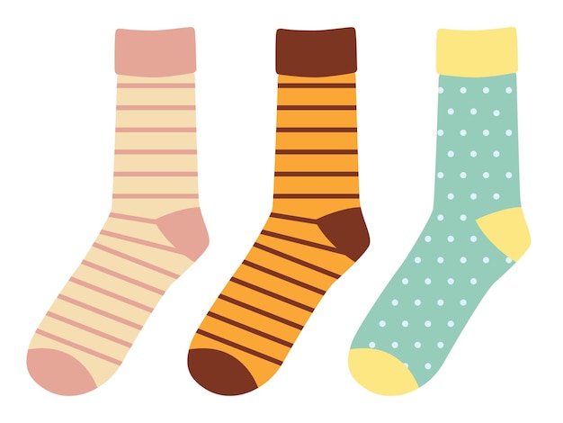 3 pairs of socks