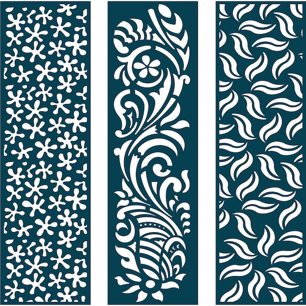 3 set of Geometric pattern design