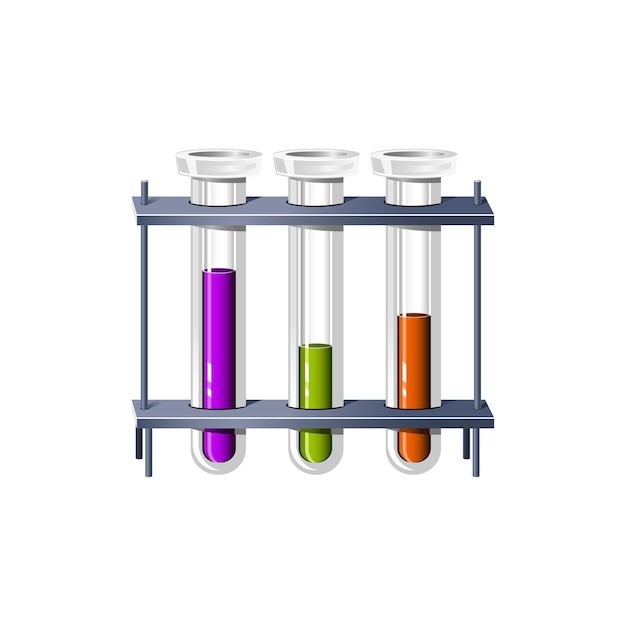3 test tubes with stand
