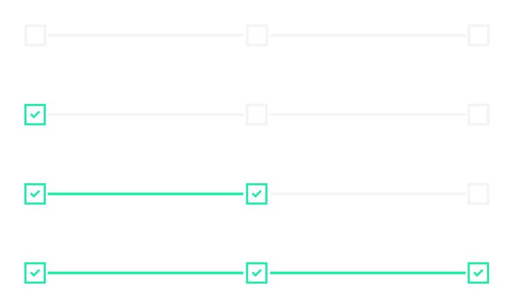 Vector 3 timeline or step or process