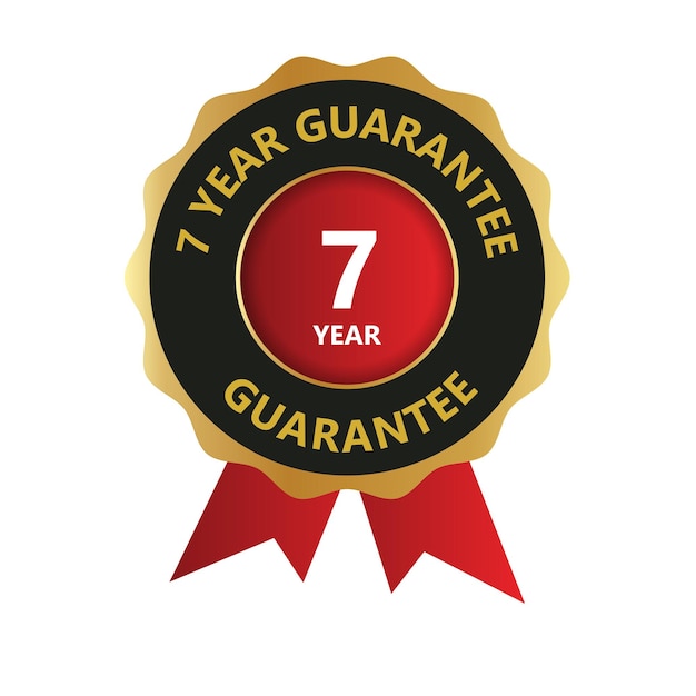 3 year guarantee badge, guarantee certificate, 3 year guarantee logo, Year guarantee Logo Vector P