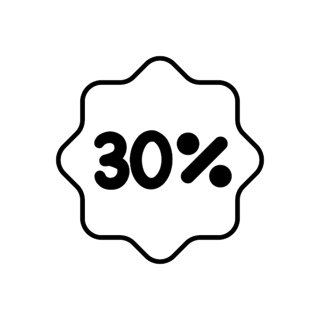 30% 아이콘