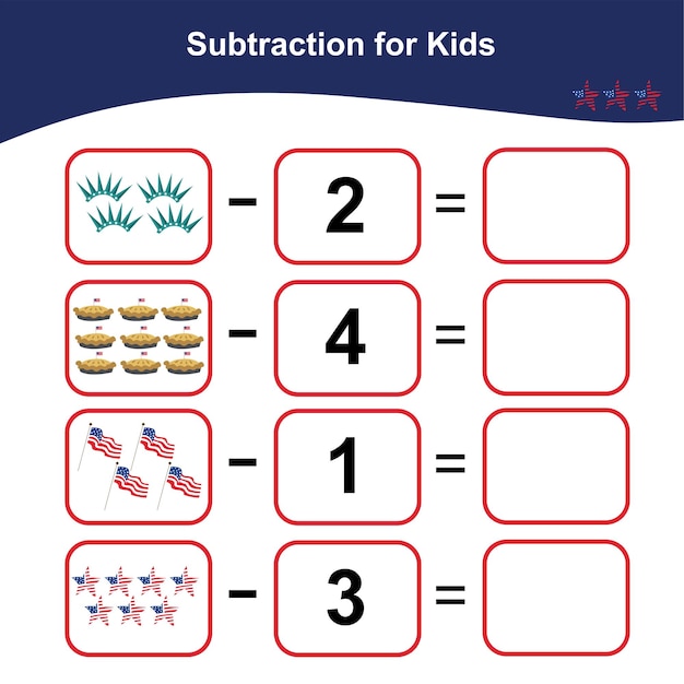 34 Subtraction USA Edition