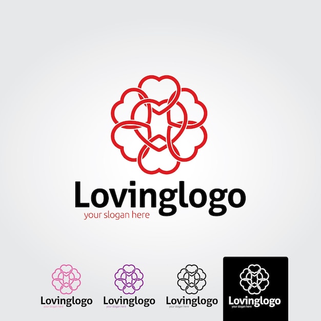 Vector 348lovinglogotemplate