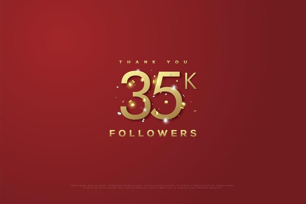 35k followers celebration banner.