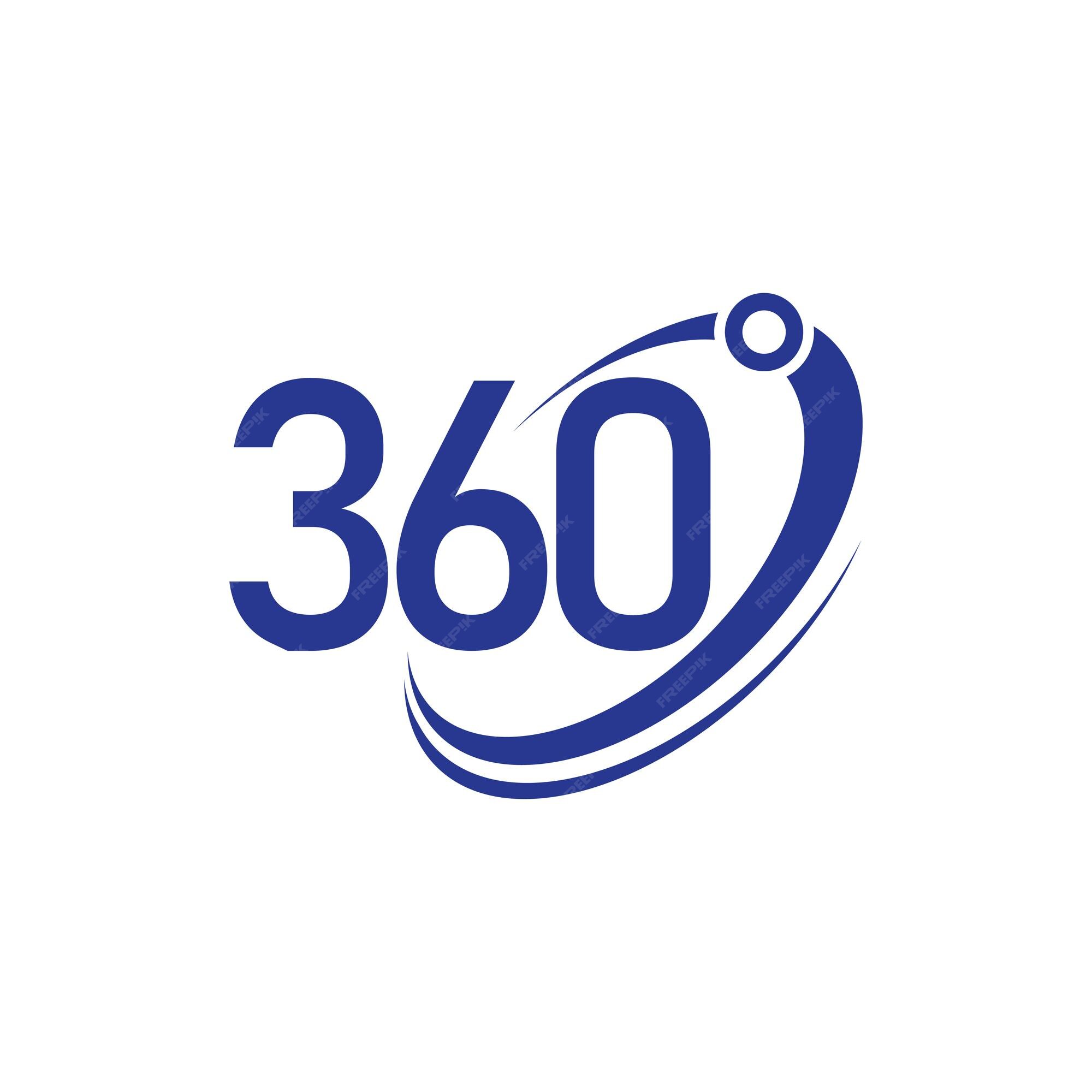 Premium Vector | 360 view logo