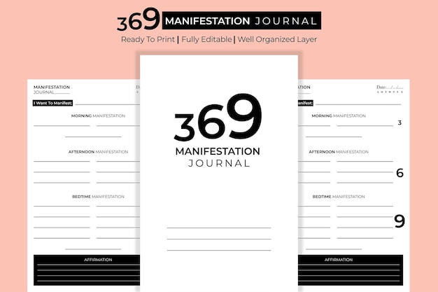 369 manifestation journal kdp interior