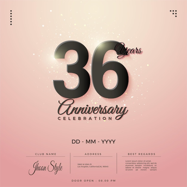 36° anniversario