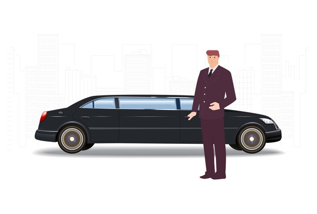 3776 Conceptillustratie van de limousine