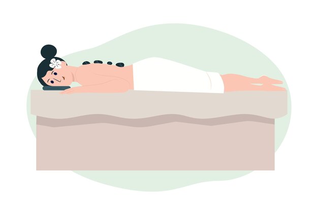 3860 spa bed concept illustration