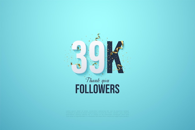 39k followers with simple coloring.