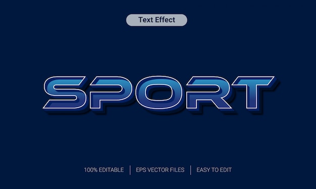 3blue sport text effect