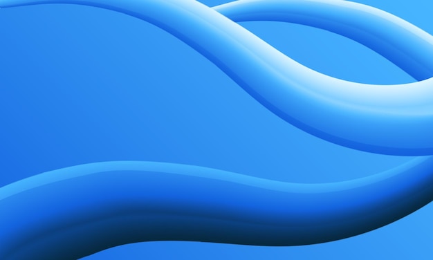 3d abstract background blue slime