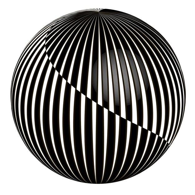 Vector 3d abstract ball