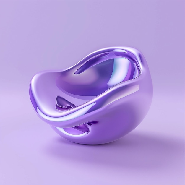 Vector 3d abstract form