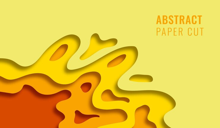 Вектор 3d абстрактный фон вырезки из бумаги premium векторы