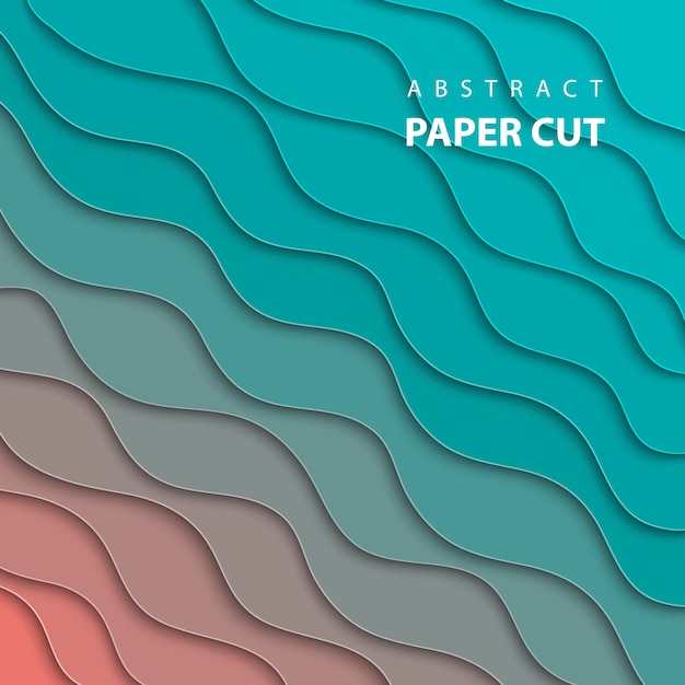 3D abstract paper style, design layout 