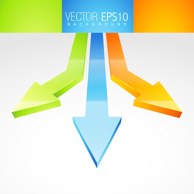 Vector 3d arrows