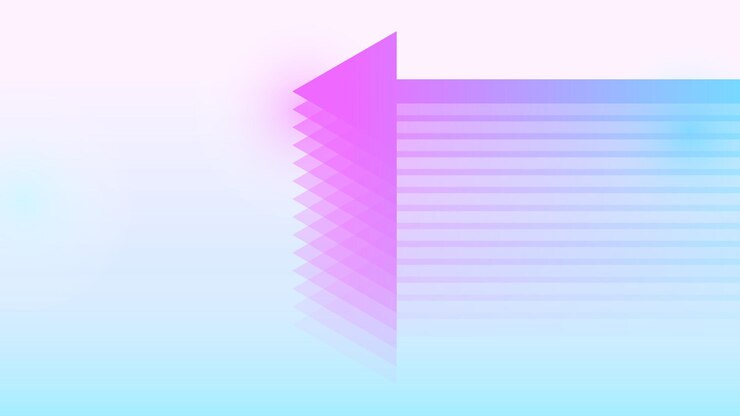 Vector 3d background geometric light dark purple blue diagonal arrow line triangle side gradient abstract