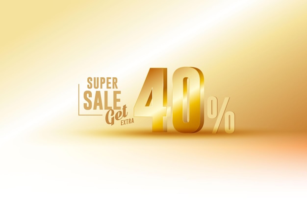 3d best sale banner discount with forty 40 percent