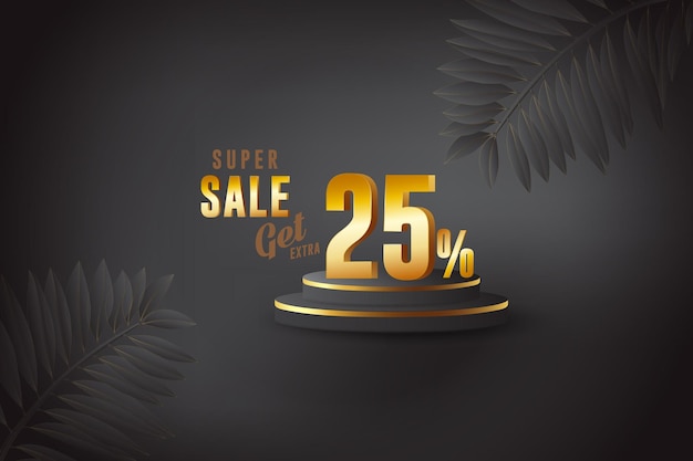 3d best sale banner discount with twenty five 25 percent