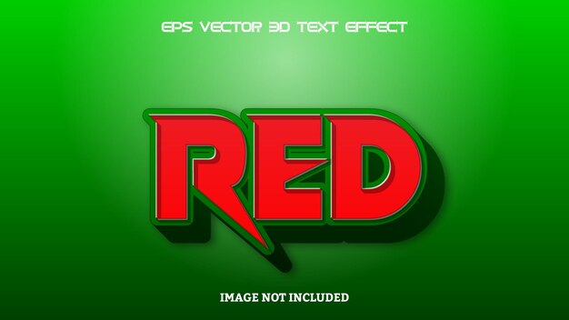 3D bewerkbare Ai Vector teksteffect ontwerpsjabloon