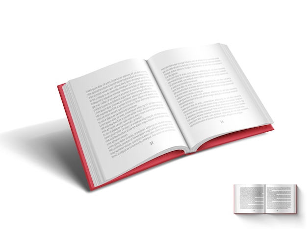3D Blanco A4 Tijdschrift Vliegen Op Een Witte Achtergrond