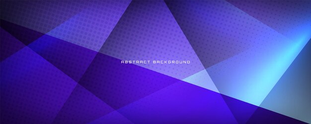 3D-голубая технология абстрактного фона накладывает слой на темное пространство с светящимся многоугольным украшением