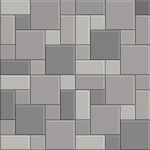 Vector 3d brick stone pavement texture background