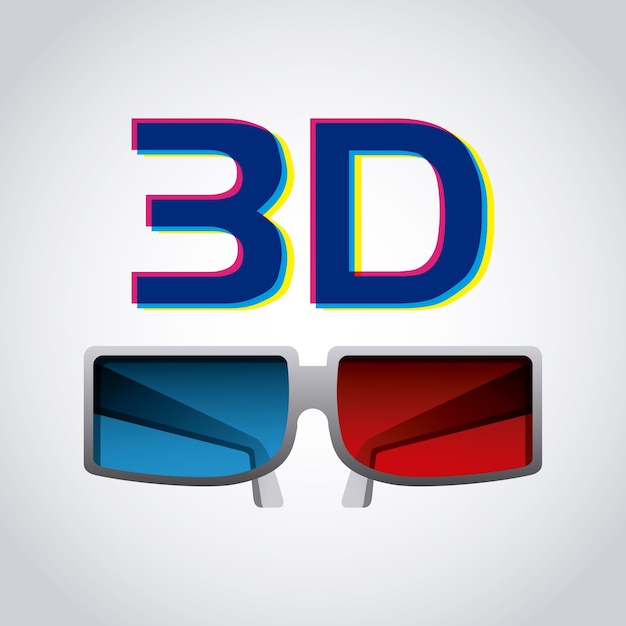 3d-bril pictogram