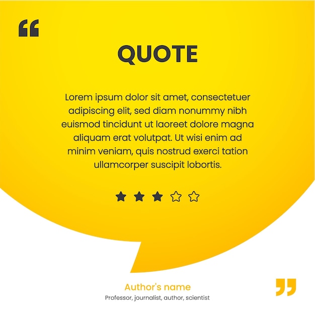 3d bubble testimonial banner quote infographic social media post template designs for quotes