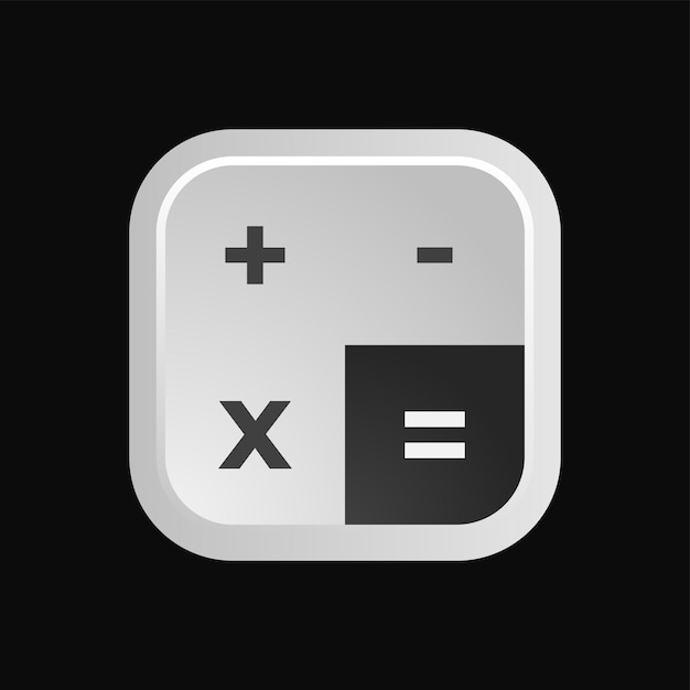 3d calculator app icon